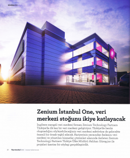 Zenium İstanbul One will double the data center stock