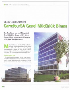 LEED Gold Sertifikalı CarrefourSA Genel Müdürlük Binası